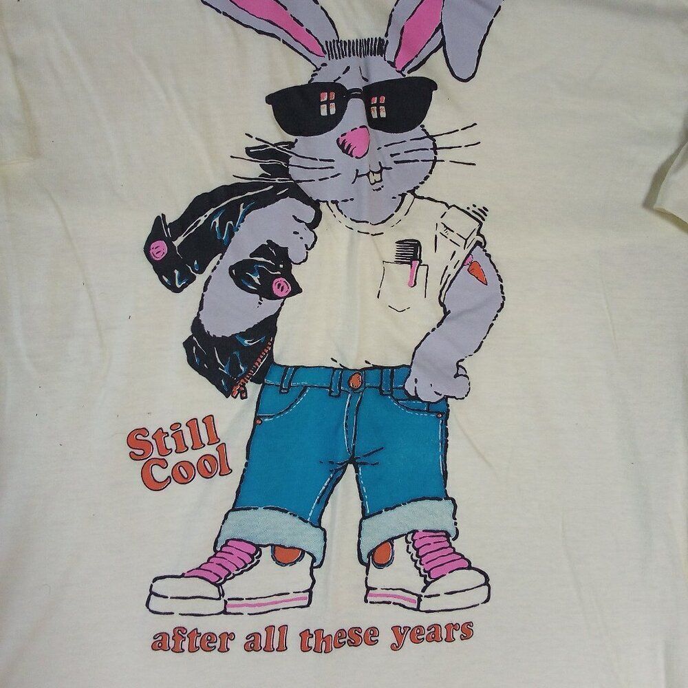Vintage 90s Still Cool Bunny Rabbit T-Shirt